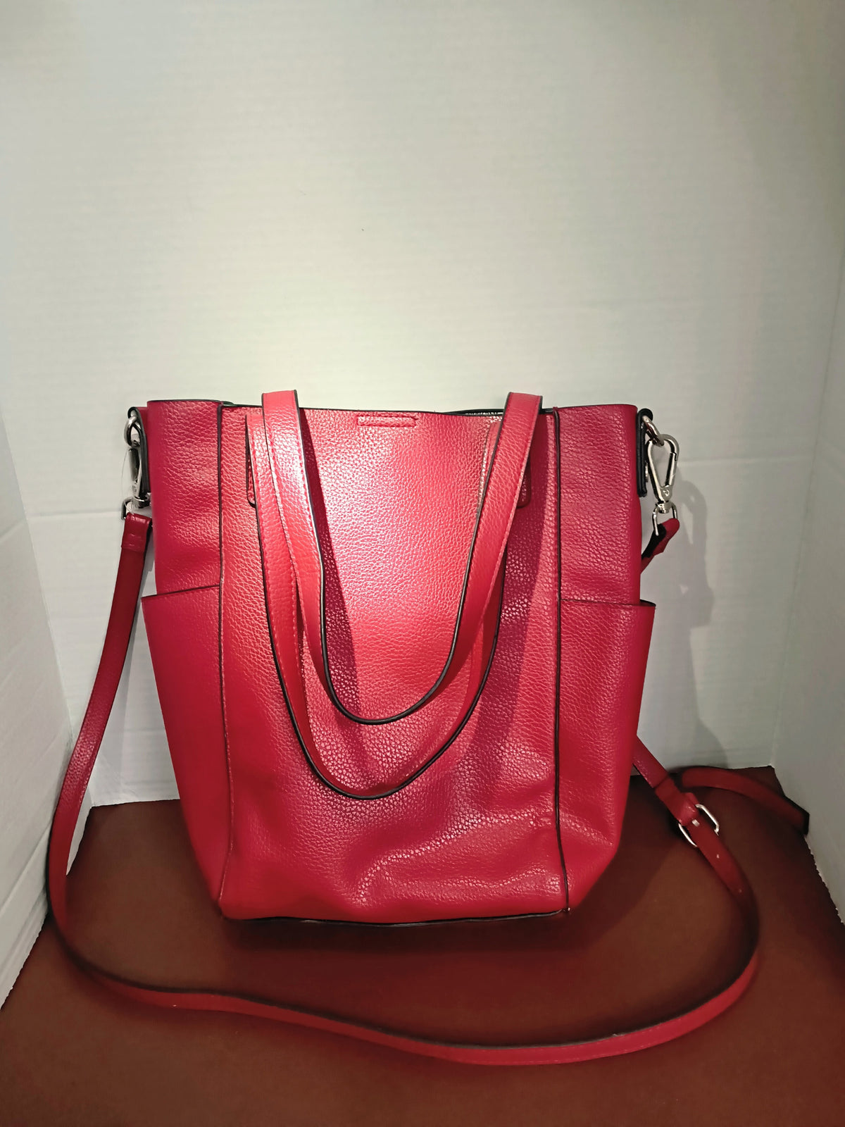 Steve Madden Faux-Leather Shoulder Bag