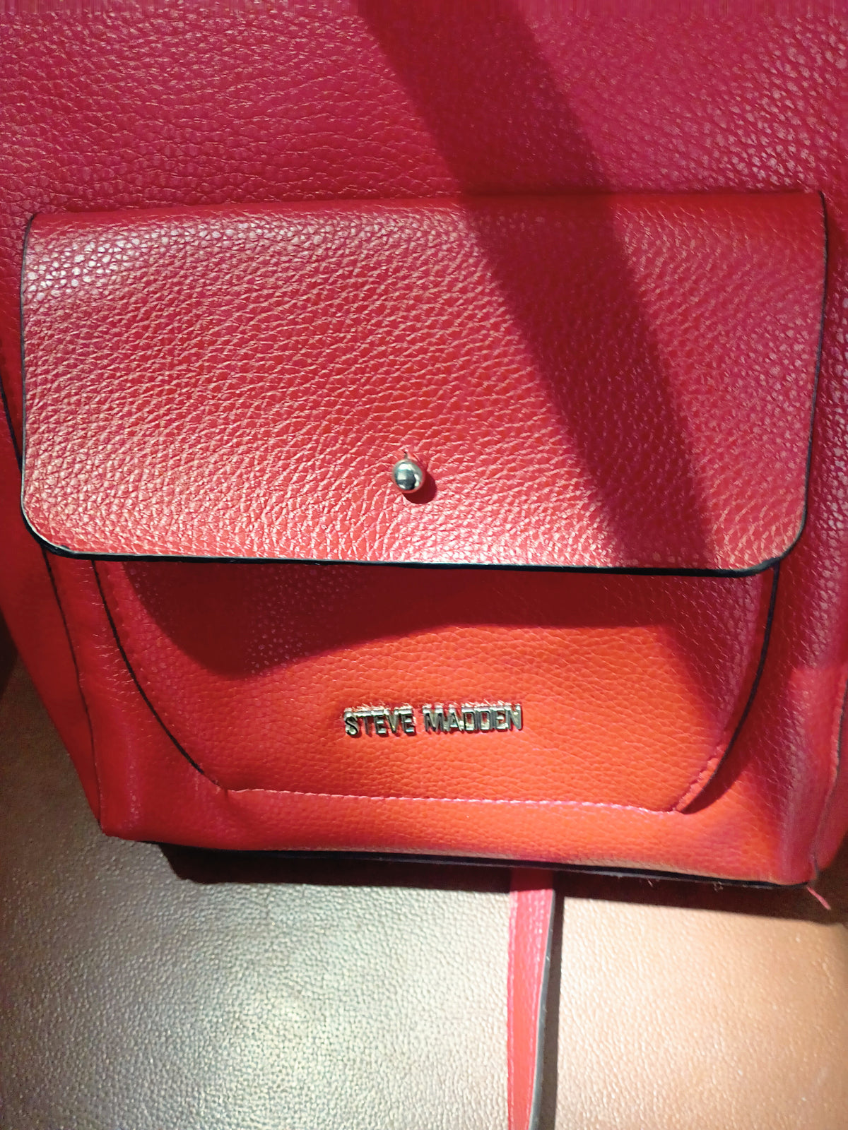 Steve Madden Faux-Leather Shoulder Bag
