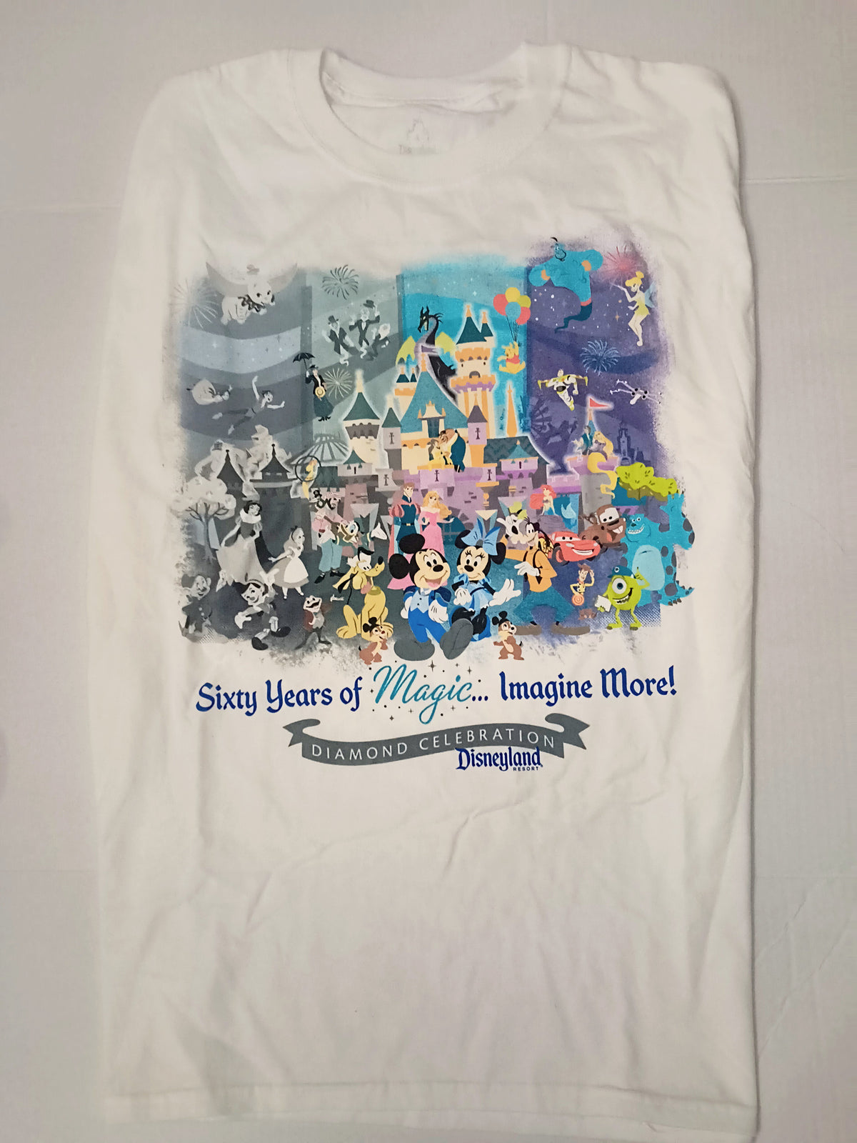Disneyland Diamond Celebration 60th Anniversary White T-Shirt